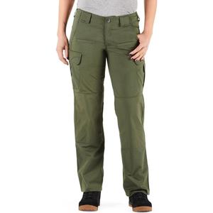 5.11 Tactical Women's Stryke Pants, Professional Work Cargo Stretch Pant, Water Resistant, Knee Pad Ready (10 Long,Green)