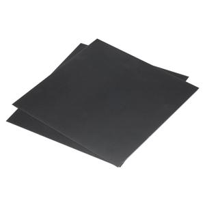 MECCANIXITY Black ABS Plastic Sheet 10 x 10 x 0.02 Inch for Building Model, DIY Crafts, Panel, Pack of 2 Pcs