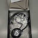 Voistek Wireless Headset with Mic for Work, Bluetooth Headset with Noise Cancelling Microphone for Call Center,USB Dongle, Clear Calls & Mic Mute for Work from Home/Office/PC/Laptop/Computer/Cellphone (Black)