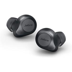 Jabra Elite 85t True Wireless Bluetooth Earbuds, Grey  Advanced Noise-Cancelling Earbuds for Calls & Music with Charging Case and 2 Wireless Charging Pads