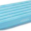 Intex 66803EP Cozy Kidz Inflatable Airbed: Fiber-Tech  Velvety Soft Surface  Carry Bag Included  Color May Vary  34.5" x 62" x 7"