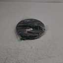 Decorative Tray for Coffee Table, Living Room, Side Table, 11" Black Round Concrete Home Decor Serving Trays for Accent Table, Console Table