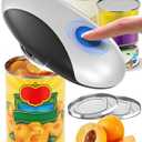 Zoomsnail Electric Can Opener, Automatic Rechargeable Can Openers with One-Touch Smooth Edge & Magnetic Lid - Hands-Free Easy-Grip Opener for Seniors with Arthritis and Most Cans (6.3 inches)