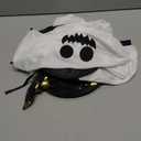 3 Packs Halloween Decorations Outdoor, Hanging Ghosts String Lights Halloween Decor, Spooky Cute Glowing Ghost Witch Hat Lights 3 Modes for Patio Yard Front Porch Tree House Party(18 Batteries) (warm white)