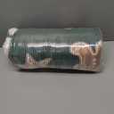 Bedsure Wearable Blanket Hoodie, Sherpa Hooded Blanket Printed for Adult & Kids as Gifts for Women, Mom Gifts Sherpa Hoodie, Standard, Gingerbread, Olive Green