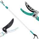 5.91-9.84FT Tree Pruners Long Reach with 4 Nodes Adjustment, Extendable Tree Pruner, Ergonomic Grip, Telescopic Tree Pruner Ideal for Fruit Picking, Deadheading And Pruning