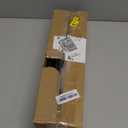 Industrial Curtain Rods for Windows 48 to 84 Inches, Blackout Wrap Around Curtain Rod, for Indoor and Outdoor, 7/8 Inch Diameter, 35 to 75 Inches, Black