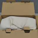 MIULEE Back Tab Cream Beige Curtains 84 Inch Length 2 Panels Set for Living Room Bedroom, Ivory Rod Pocket/Pinch Pleated Light Blocking Thermal Insulated Room Darkening Blackout Curtain 84 Inches Long