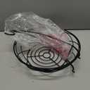 Fruit Bowl with Banana Hanger - Fruit Basket for Kitchen Counter with Holder - Black Chrome