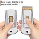 Bates- Metal Razor Blade Scraper Tool, 10 Pack, 100 Extra Blades, Stainless Steel Heavy-Duty Cleaning Razor Scraper Tool (Silver)