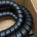 Spiral Wrap Cable Protector - 2.0" OD x 10' Pre-Cut Lengths - Safe Hose Protector to Avoid Wear and Extend Life for Hydraulic Pneumatic Hoses