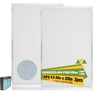 Upgraded 50000293-004 Post Filter Replacement for Honey in Well Cleaner F300 F50F 20" X 12.5" Electronic Air Filter For the F300E F300A F50F F58F 2 Packs