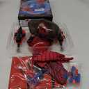 Web Shooters Toy for Kids, LED Mask and Cape Set, Spider Costume for Christmas Halloween Birthday Party, Age3+