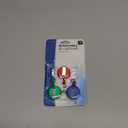 Officemate ID Card Reels, Pack of 3, Assorted Colors (37002)