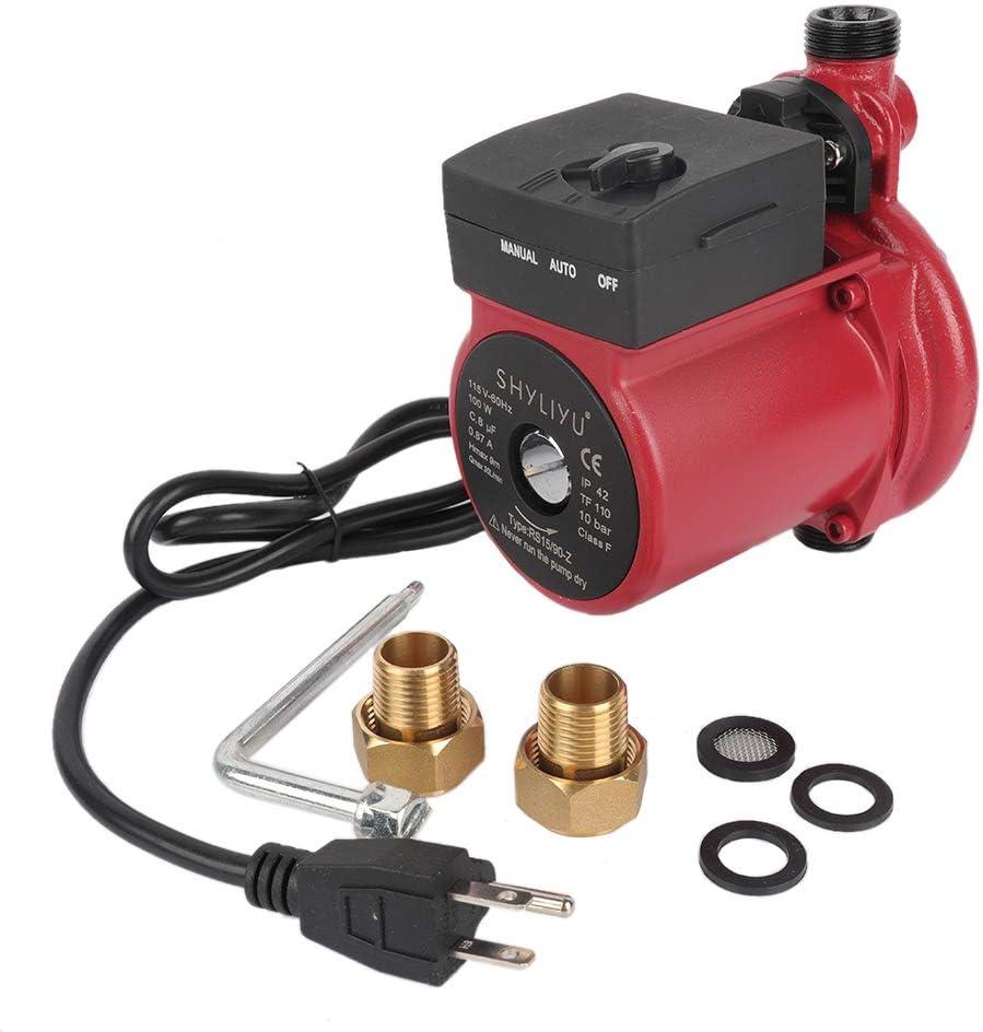 115V/60Hz 3/4 inch Outlet Cast Iron Pressure Booster Pump Hot Water Automatic Recirculating Pump Cast Iron Circulator Pump