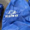 HATWAY Blue Waterproof Dry Bags Set, Roll Top PVC Storage Bags with Straps for Camping, Kayaking, Boating and Outdoor Gear