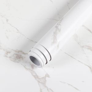 Marble Countertop Contact Paper 31.5'' x 200'' - Peel and Stick Wallpaper | White Waterproof Vinyl Countertops Wrap for Kitchen Counter - Self Adhesive Wall Paper for Bathroom Cabinet Desk Cover