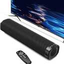 Sound Bar  50W, Sound Bar for Smart TV, Sound Bar with Bluetooth 5.0, Optical/AUX Connectivity, Remote Control, Wall-Mountable Home Theater Audio, Compatible with TV, PC, and Phone (Gray)