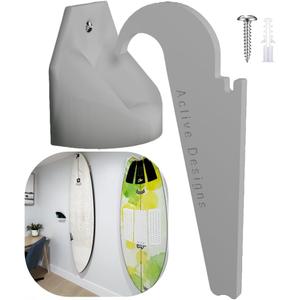 Vertical Surfboard Wall mount -Hidden Floating Display For Shortboards,Mid Lengths And Longboards