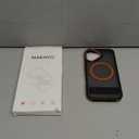 Magnetic for iPhone 17 Case with Stand, Compatible with MagSafe, Slim Translucent Matte Military-Grade Drop Protection Phone Case, Cosmic Orange