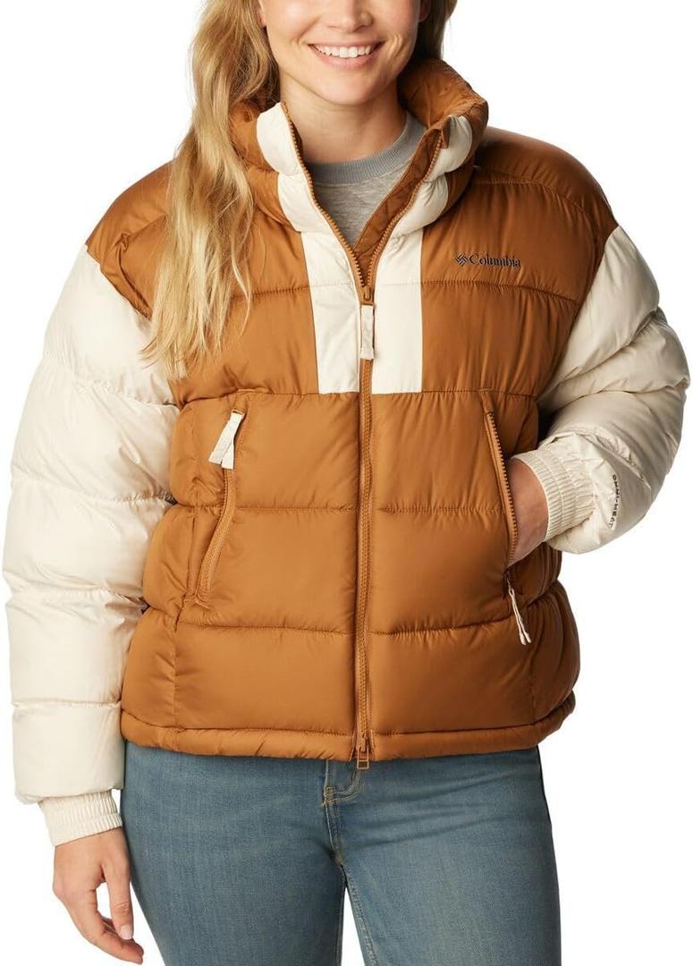 Columbia Pike Lake II Cropped Jacket - Women's, Camel Brown/Chalk, XXL
