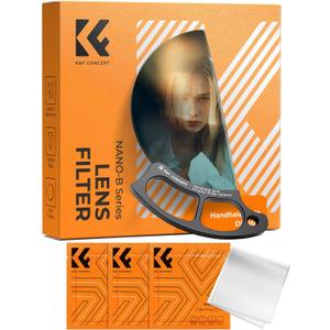 K&F Concept 100mm Handheld Diopter Filter Special Effects Optical Glass Prism for Camera Lens