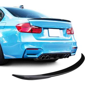 Spoiler Wing Rear Spoiler Compatible with 3 Series F30 330i 320i 328i 335i 340i 2012-2019 Trunk Tail Rear Trunk Lid,Glossy Black - MP Style