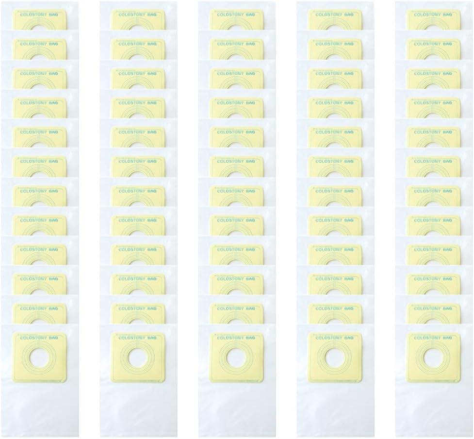 EXCEART 60Pcs Disposable Ostomy Bag Plastic Clear Colostomy Ileostomy Pouch Ileostomy Care Bag for Ileostomy Stoma Care