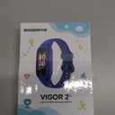 BIGGERFIVE Vigor 2 L Kids Fitness Tracker Watch for Boys Girls Ages 5-15, Activity Tracker, Heart Rate Sleep Monitor, IP68 Waterproof, Pedometer, Calorie Step Counter Watch, Blue