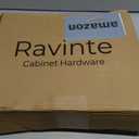 Ravinte 50 Pack 25 Pairs European Kitchen Cabinet Hinges Soft Close Full Overlay Door Heavy-Duty Frameless Adjustable Concealed Cabinet Cup Hinges