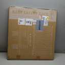 Mom's Choice-GROWNSY Baby Gate for Stairs, 29.5"-48.4" Pressure Mounted Baby Gate for Top of Stair&Doorway with V-Shaped Rods, Anti-Trip Pedal, Extra Wide Stairs Dog Gate Easy Install w/Red Reminder