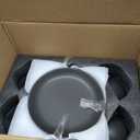 Dinnerware Sets, Stoneware Plates and Bowls Sets, Farmhouse 16 Piece Dish Set for 4, Ceramic Plates Set with Mugs for Kitchen, Scratch Resistant, Dishwasher & Microwave Safe, Matte Black