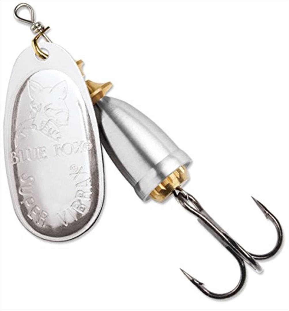Blue Fox Super Vibrax Classic Spinner - 1/8 oz. - Silver, Pack of 6