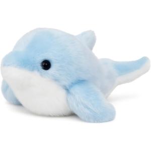 Adorable Dolphin Stuffed Animal Soft Blue Dolphin Plush Toy Cute Birthday Gift for Boys Girls Kids Toddlers