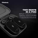 Skullcandy Kilo Wireless Bluetooth Speaker Bundle - (2) IPX7 Waterproof Mini Bluetooth Speakers with 24 Hour Battery, Downward Firing Passive Radiators, and True Wireless Pairing (Black)