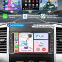 Plug & Play Car Radio Stereo for Nissan Rogue Selet 2014-2015/Sentra 2015-2019/Versa 2014-2019/Versa Note 2014-2019/Quest 2011-2017/TITAN 2013-2015 W/Carplay Android Auto Touchscreen Bluetooth AM/FM