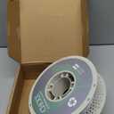 PETG 3D Printer Filament, Dimensional Accuracy +/- 0.03 mm, 1kg Spool(2.2lbs), 1.75 mm Fit for Most 3D Printers, White