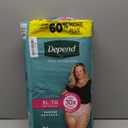 Depend Fresh Protection Adult Diapers, Incontinence & Postpartum Bladder Leak Underwear for Women, Disposable, Maximum, Extra-Large, Blush, 26 Count