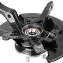 Front Steering Knuckle & Wheel Bearing Hub Assembly Compatible with Honda Civic 2012-2016 1.8L, Right Passenger Side Replaces # 51211-TR3-Y00,51211-TR0-A00,LK098