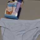 Hanes Womens Organic Cotton Pack, Comfortsort Underwear,  Hipster Panties, Assorted Colors, 6pack Hipsters, 7 US Large