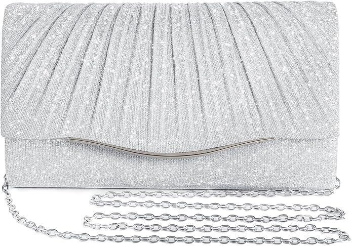 Geelyda Evening Bags Clutch Purses for Women Formal Dressy, Shoulder Bag for Wedding Cocktail Prom Party