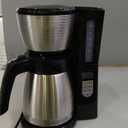 BLACK+DECKER 12-Cup Thermal Programmable Coffee maker, Brew Strength Selector, Auto-clean, Black and Silver