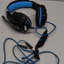 BENGOO G9000 Stereo Gaming Headset for PS4 PC Xbox One PS5 Controller, Noise Cancelling Over Ear Headphones with Mic, LED Light, 7.1 Surround Sound, Soft Memory Earmuffs for Nintendo Xbox Series X|S (Blue)