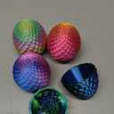 AUMEILLER 4PCS 3D Printed Dragon,Dragon Egg Fidget Toy,Christmas Stocking Stuffers for Kids