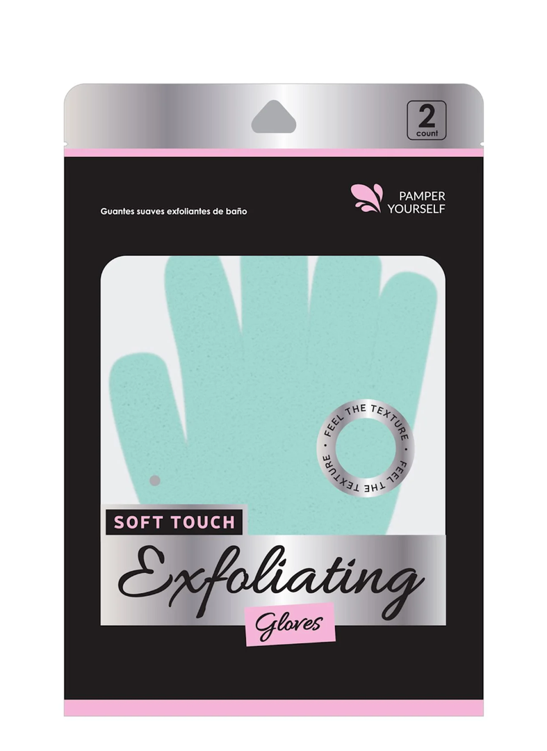 Soft Touch Exfoliating Bath Gloves