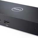 Dell USB 3.0 Ultra HD/4K Triple Display Docking Station (D3100), Black