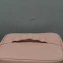 Makeup Bag With LED Mirror, Lightweight Travel Makeup Bag With 3 Color Setting Light Up Mirror Cosmetic Makeup Organizer Vanity Case for Women Beauty Tools Accessories Rechargeable Train Case-Pink