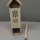 Wooden House Hanging Bee Hotel Nests Shelter for Home Outdoor Garden Supplies Hotel