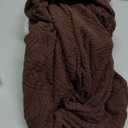 hyha Couch Cushion Covers, Stretch Sofa Seat Cushion Slipcover, Sectional Couch Covers L Shape with Elastic Bottom for Sectional Sofa(Chaise, Chocolate)