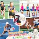 Premium Pickleball Paddles Set of 2, Fiberglass Surface & Polypropylene Honeycomb Core, Lightweight (7.5oz) with 4 Indoor/Outdoor Balls,GripTapes Carry Bag, Perfect for Beginner Men Women (Rhombus)